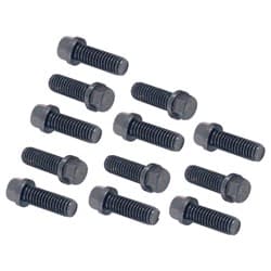 HEADER BOLTS 3/8-16 x 1" 12PK BLACK OXIDE. GRADE 5 MRG - 917