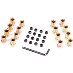 ROLLER ROCKER 3/8 POSI LOCKS 16PK. FITS SBC PONTIAC & FORD MRG - 923G