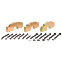 SB CHEV 283 327 4 BOLT MAIN SPLAYED CAPS S/J (3 CAPS ONLY) MILODON - 11050