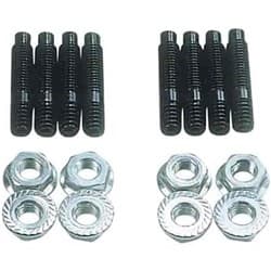 MILODON FORD 302 351W V/COVER STUD KIT HEX NUT BLACK OXIDE MILODON - 85378