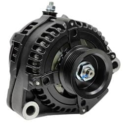 170A 2JZ ALTERNATOR, BLACK TOYOTA SUPRA 1JZ, 2JZ, 6-RIB MECHMAN / 13546170B