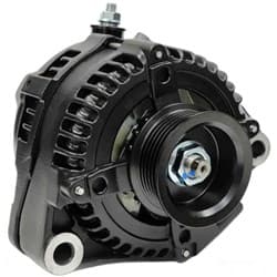 240A 2JZ ALTERNATOR, BLACK TOYOTA SUPRA 1JZ, 2JZ, 6-RIB MECHMAN / 13546240B