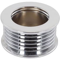 6-RIB ALTERNATOR PULLEY CHROME 46MM, CHROME PLATED ALUMINIUM MECHMAN / 24-0002C