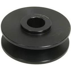 1V ALTERNATOR PULLEY, BLACK HARD ANODIZED ALUMINIUM MECHMAN / 24-1109AB