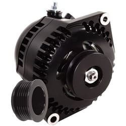 170A RACE ALTERNATOR, BLACK GM 63-85, S SERIES, 1V & 6-RIB MECHMAN / 7127170B