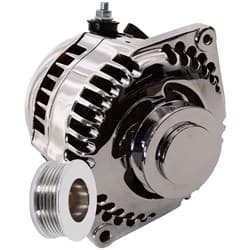 170A RACE ALTERNATOR, POLISHED GM 63-85, S SERIES, 1V & 6-RIB MECHMAN / 7127170P
