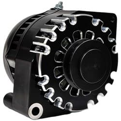 170A BILLET RACE ALT, BLACK FORD 65-85, S SERIES, 1V MECHMAN / B7058170B