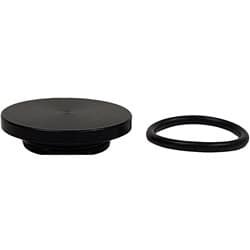 6-RIB PULLEY COVER, BLACK FITS MM24-0002B MECHMAN / Q133039B