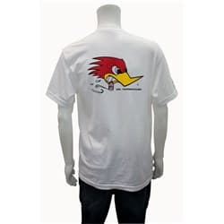 CLAY SMITH MR HORSEPOWER WHITE T SHIRT LARGE MOONEYES - CST06WHL