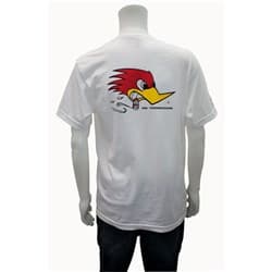 CLAY SMITH MR HORSEPOWER WHITE T SHIRT MEDIUM MOONEYES - CST06WHM