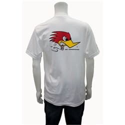 CLAY SMITH MR HORSEPOWER WHITE T SHIRT X-LARGE MOONEYES - CST06WHXL