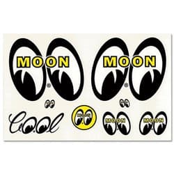 MOONEYES ASSORT STICKER SHEET 8 STICKERS MOONEYES - DM001
