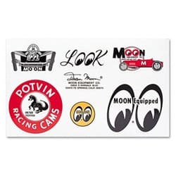 MOONEYES TRADITIONAL STICKERS 6 STICKER SHEET MOONEYES - DM002
