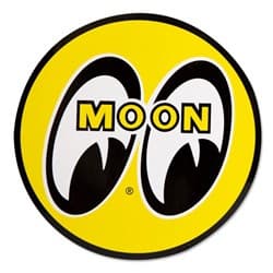 MOONEYES 5" EYEBALL STICKER YELLOW TRADITIONAL MOON MOONEYES - DM009