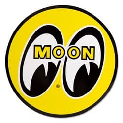 MOONEYES 3" EYEBALL STICKER YELLOW TRADITIONAL MOON MOONEYES - DM010