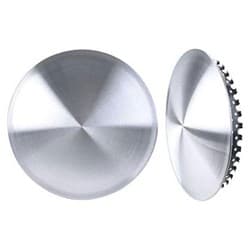 MOON WHEEL DISC 15 SPUN ALUM SNAP ON STYLE MOONEYES - MD1153A