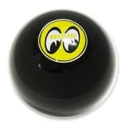 MOON  SHIFT KNOB-LARGE BLACK  UNIV MOUNT MOONEYES - MP021BYL