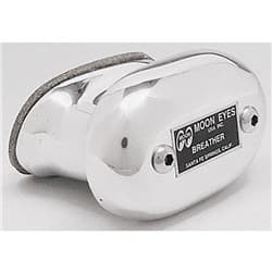MOON LOW BOY BREATHER -ALUM POLISHED EA- STRAIGHT MOONEYES - MP1700LB