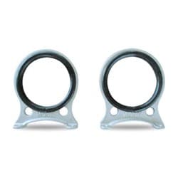 MOON CAST ALUM TANK BRKTS PR C/W RUBBER INSULATION MOONEYES - MP515-8