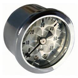 MOON 1-1/2 FUEL PRESSURE GAUG ENGINE TURN FACIA-0-60LB   EA MOONEYES - MPG215LF