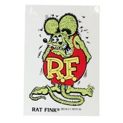 MOON RAT FINK GREEN STICKER 3-1/2 X 2-1/4          EA MOONEYES - RD003