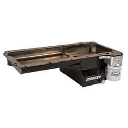 CHEV LS ROAD RACE OIL PAN REAR SUMP, W/ OIL FILTER MOUNT MOROSO - 20142