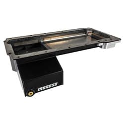 LS1 OIL PAN, FRONT SUMP 6" DEEP, TRAP DOOR BAFFLED MOROSO - 20146