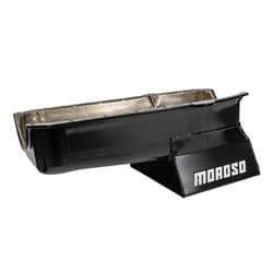 MOROSO SBC OIL PAN, 1980-1985 7 QT / 6.6L, RH DIPSTICK, SHP MOROSO - 20200