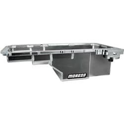 DRAG RACE OIL PAN GM LS, 93-02 6" DEEP SPIN ON OIL FILTER ALU MOROSO - 21149