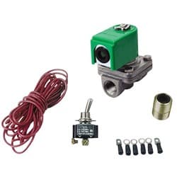 FLUID SHUT OFF 12VOLT SOLENOID 1/2 NPT PORTS FEMALE MOROSO - 23905