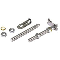 MOROSO QUICK RELEASE HOOD PIN SET, 3/8 ALUMINIUM PINS MOROSO - 39010