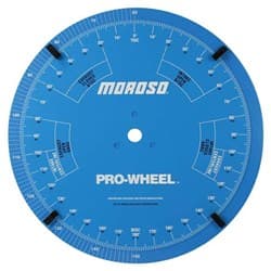 PRO DUAL DEGREE WHEEL - 18" NEW STYLE ADJUSTABLE OUTER MOROSO - 62192