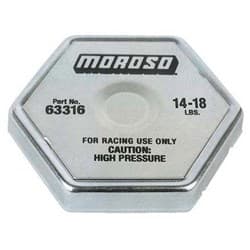 MOROSO RADIATOR CAP 16 LB LARGE SIZE MOROSO - 63313