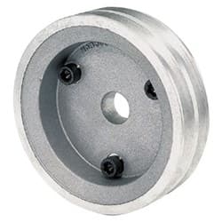 CRANK PULLEY SBC DOUBLE V GRV 25% REDUCTION 5.40 OD ALUM MOROSO - 64060