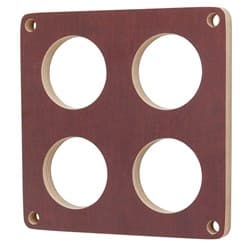 MOROSO 1/2 SPACER 4-HOLE SUIT DOMINATOR CARBURETTOR MOROSO - 65017