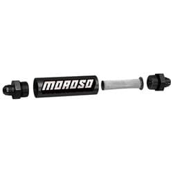 INLINE FUEL FILTER (-8AN) 40 MICRON MOROSO - 65230