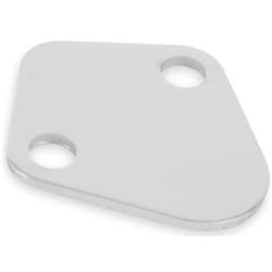 FUEL PUMP BLOCK OFF, CHROME BBC, SBF, BBF, SB & BB MOPAR MOROSO - 65394