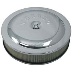 14 X 3 AIR FILTER ASSEMBLY 5 1/8 NECK, CHROME, REC BASE MOROSO - 65910