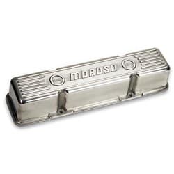 SB CHEV TALL ALUM.VALVE COVERS POLISHED MOROSO - 68401
