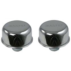 CHROME PUSH ON BREATHERS PAIR MOROSO - 68740
