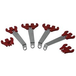 SPARK PLUG UNI LOOMS HOLDERS STEEL BRACKET RED  7-9MM LEADS MOROSO - 72151