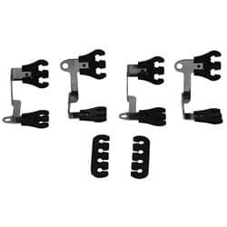 SPARK PLUG UNI LOOMS HOLDERS SHOW CAR KIT BLACK 7-9MM LEADS MOROSO - 72167