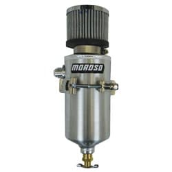 MOROSO BREATHER TANK -8AN WITH FILTER & MOUNTING BRACKET MOROSO - 85458