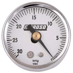 VACUUM GAUGE 1.5" 0-30"Hg * MOROSO / 89610
