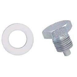 MAGNETIC SUMP PLUG, CHROME 1/2"-20, NYLON WASHER, 3/4 HEX MOROSO / 97000
