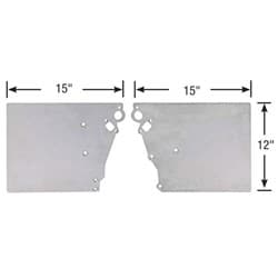 ALLOY FRONT ENGINE PLATE 2PCE CHEV LS1 ALL LS SERIES COMP ENGINEERING - C3995