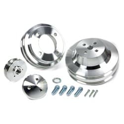 MARCH PULLEY SET 2 GROOVE SET FORD 302-351 WINDSOR,CLEVELAND MARCH - 1630