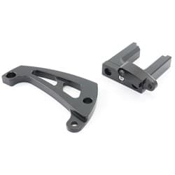 MARCH ALTERNATOR BRACKET BLK SUIT BBC CHEV WITH ELECT W/P MARCH - 23003-08