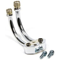 CHROME A/C LINE MANIFOLD FITS SANDEN 7176 MARCH / 418-06