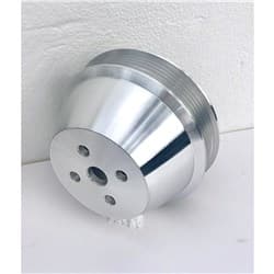 SBC SERP WATER PUMP PULLEY 5.25" DIA  BILLET ALUM MARCH - 6222